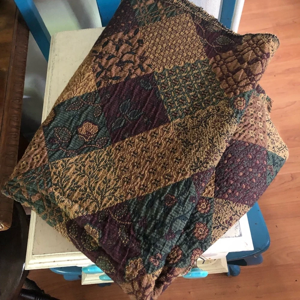 Vintage Tapestry Fabric Piece